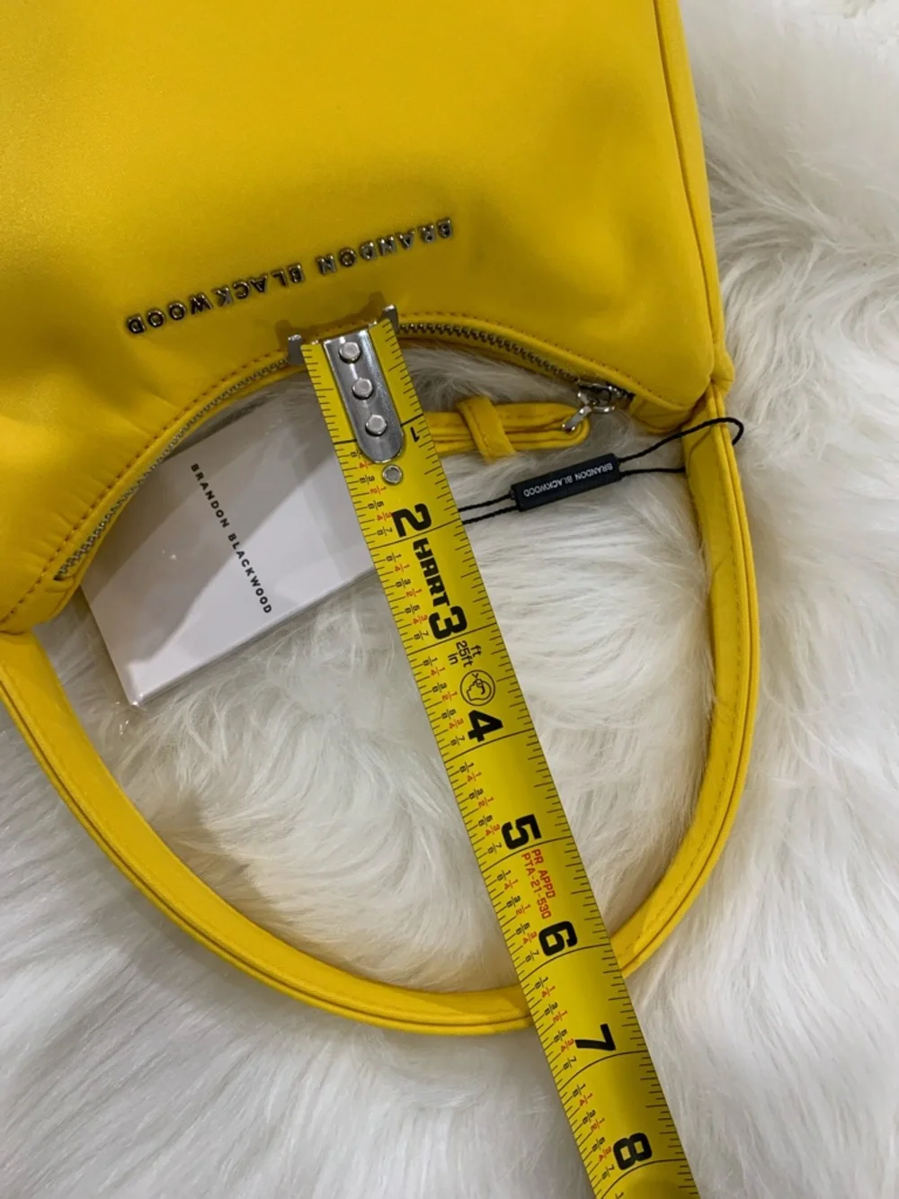 Brandon Blackwood Syl Bag In Yellow Nylon - Picture 13 of 15